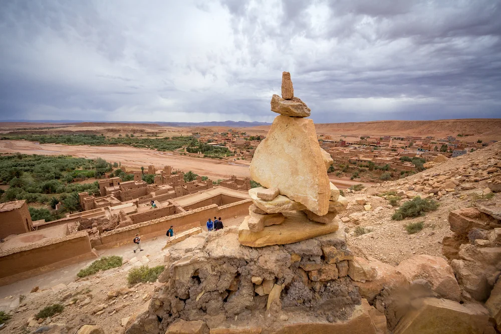 Looking Down from Aït Benhaddou